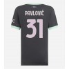 AC Milan Strahinja Pavlovic #31 Tredjedrakt Kvinner 2024-25 Kortermet